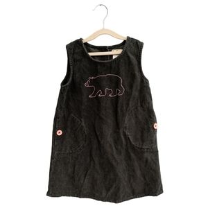 Hatley Forest Green Corduroy Dress